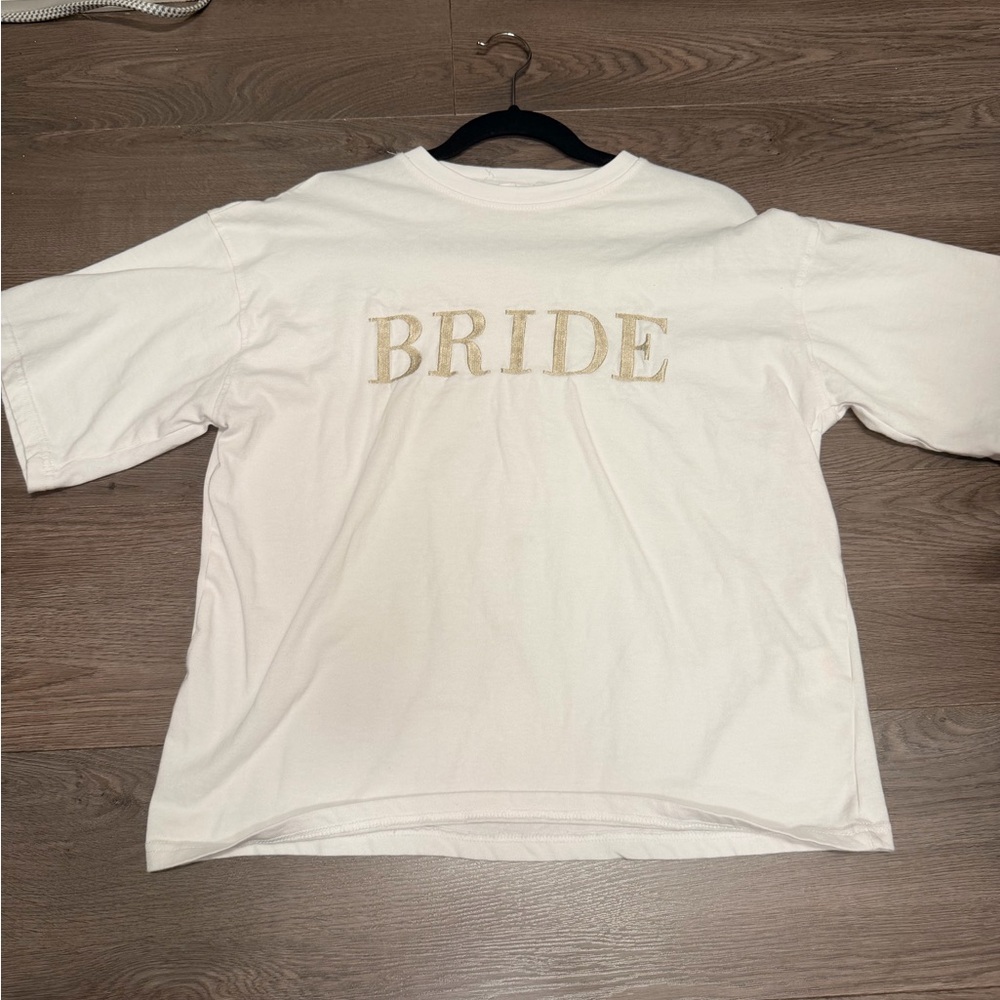 White 'Bride' T-Shirt